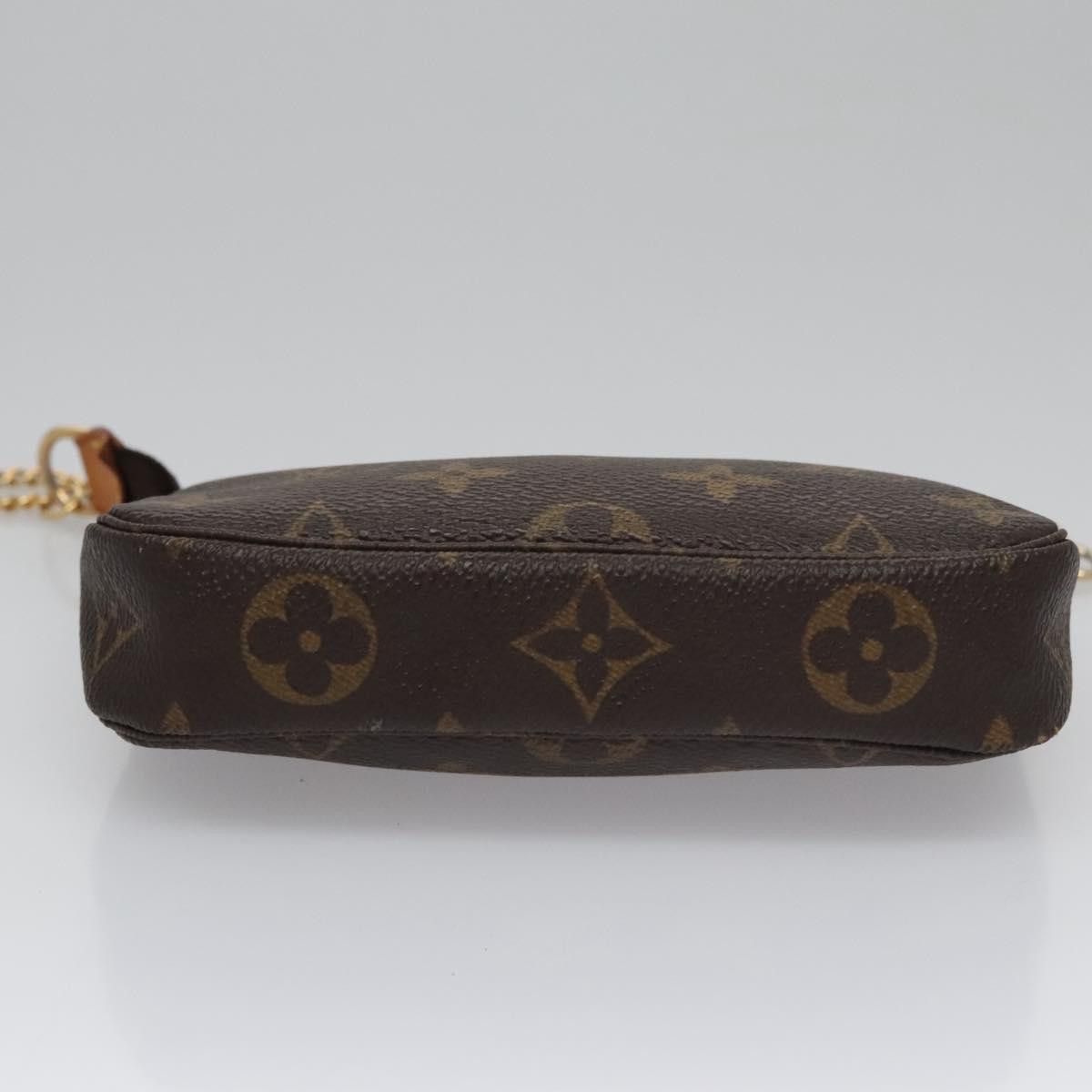 Louis Vuitton Mini Pochette Accessoires Brown Canvas Clutch Bag Size ONE SIZE - 8 Thumbnail