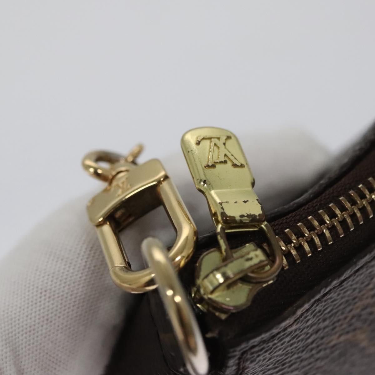 Louis Vuitton Mini Pochette Accessoires Brown Canvas Clutch Bag Size ONE SIZE - 13 Thumbnail