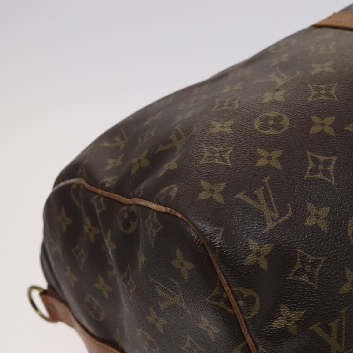 Louis Vuitton Keepall Bandouliere 55 Brown Canvas Travel Bag (Pre-Owned) Size ONE SIZE - 8 Thumbnail