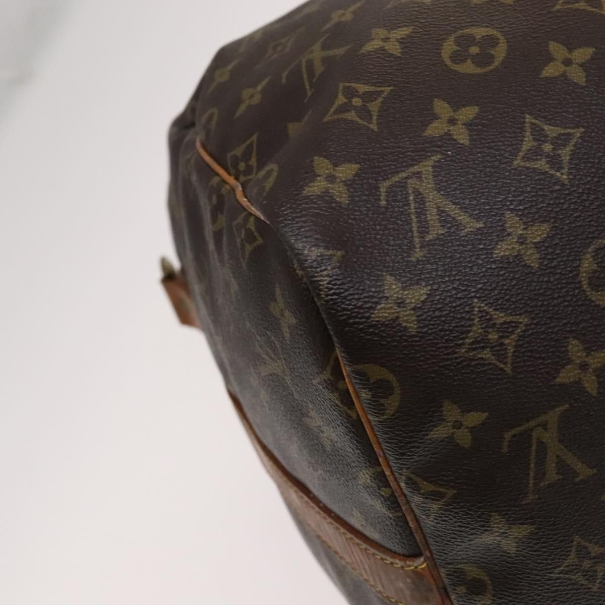 Louis Vuitton Keepall Bandouliere 55 Brown Canvas Travel Bag (Pre-Owned) Size ONE SIZE - 10 Thumbnail