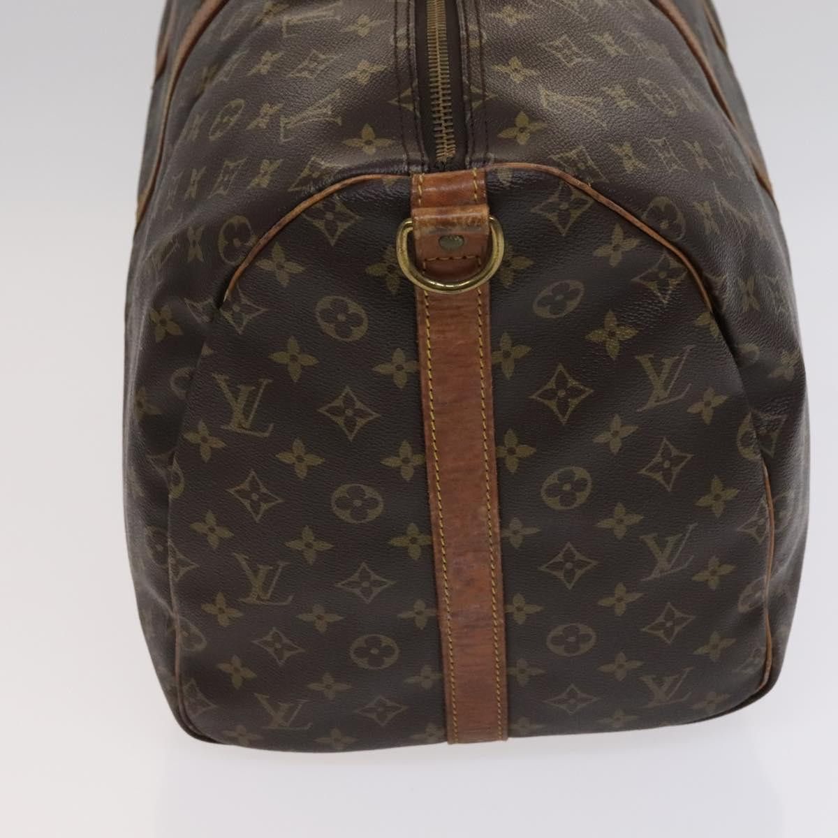 Louis Vuitton Keepall Bandouliere 55 Brown Canvas Travel Bag (Pre-Owned) Size ONE SIZE - 3 Thumbnail
