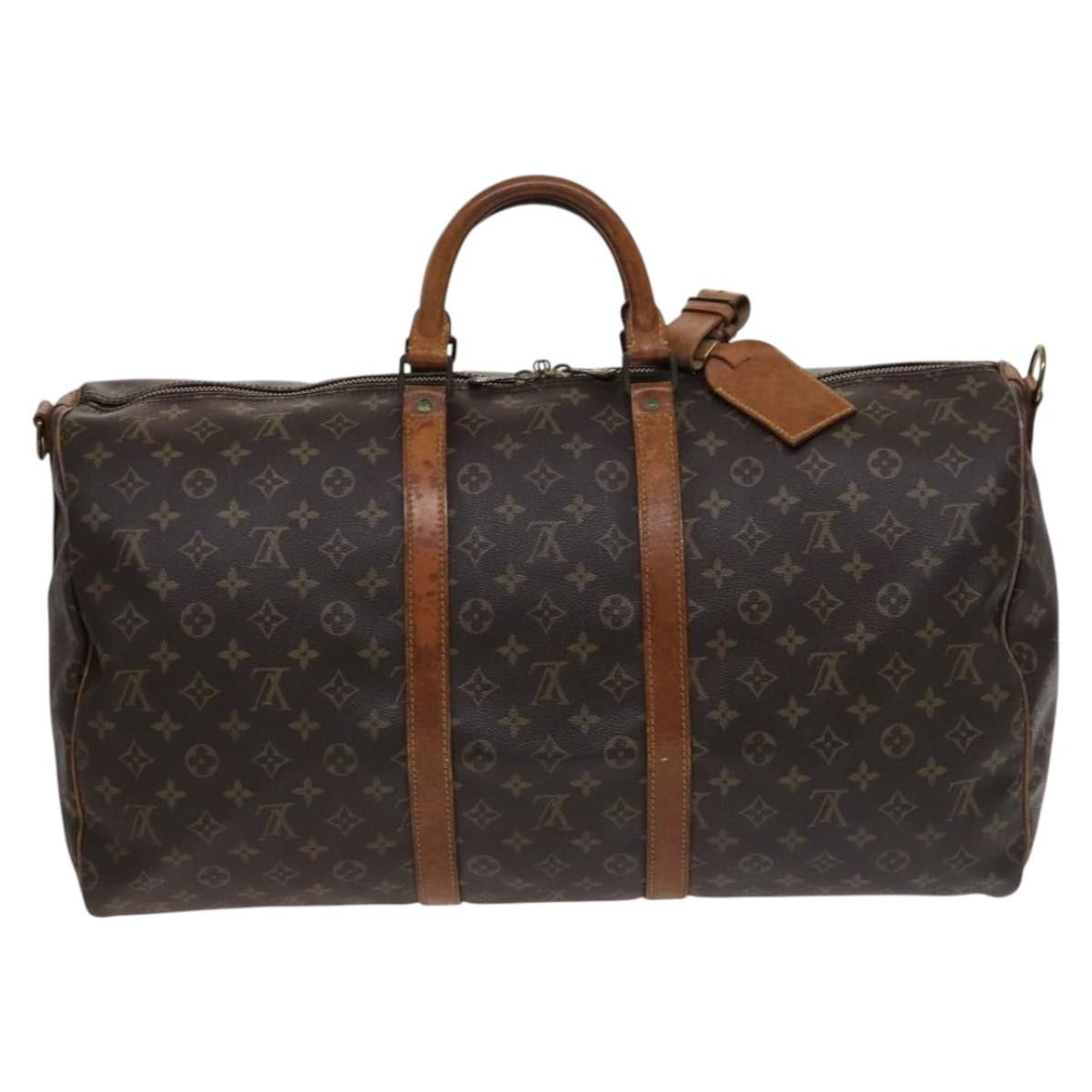 Louis Vuitton Keepall Bandouliere 55 Brown Canvas Travel Bag (Pre-Owned) Size ONE SIZE - 2 Thumbnail