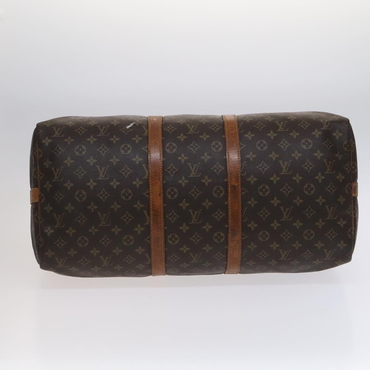 Louis Vuitton Keepall Bandouliere 55 Brown Canvas Travel Bag (Pre-Owned) Size ONE SIZE - 20 Thumbnail