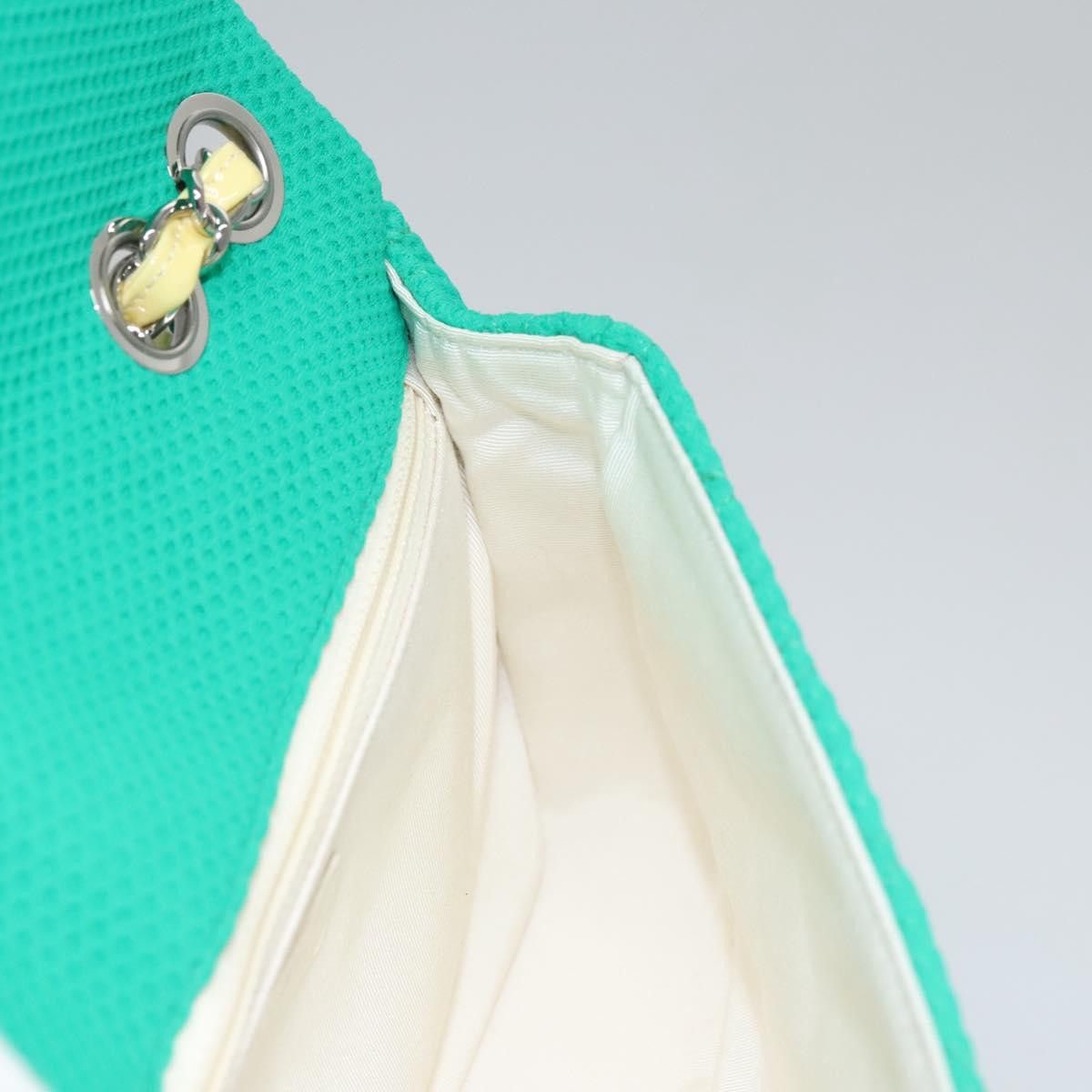 Chanel Green Cotton Shoulder Bag (Pre-Owned) Size ONE SIZE - 19 Thumbnail