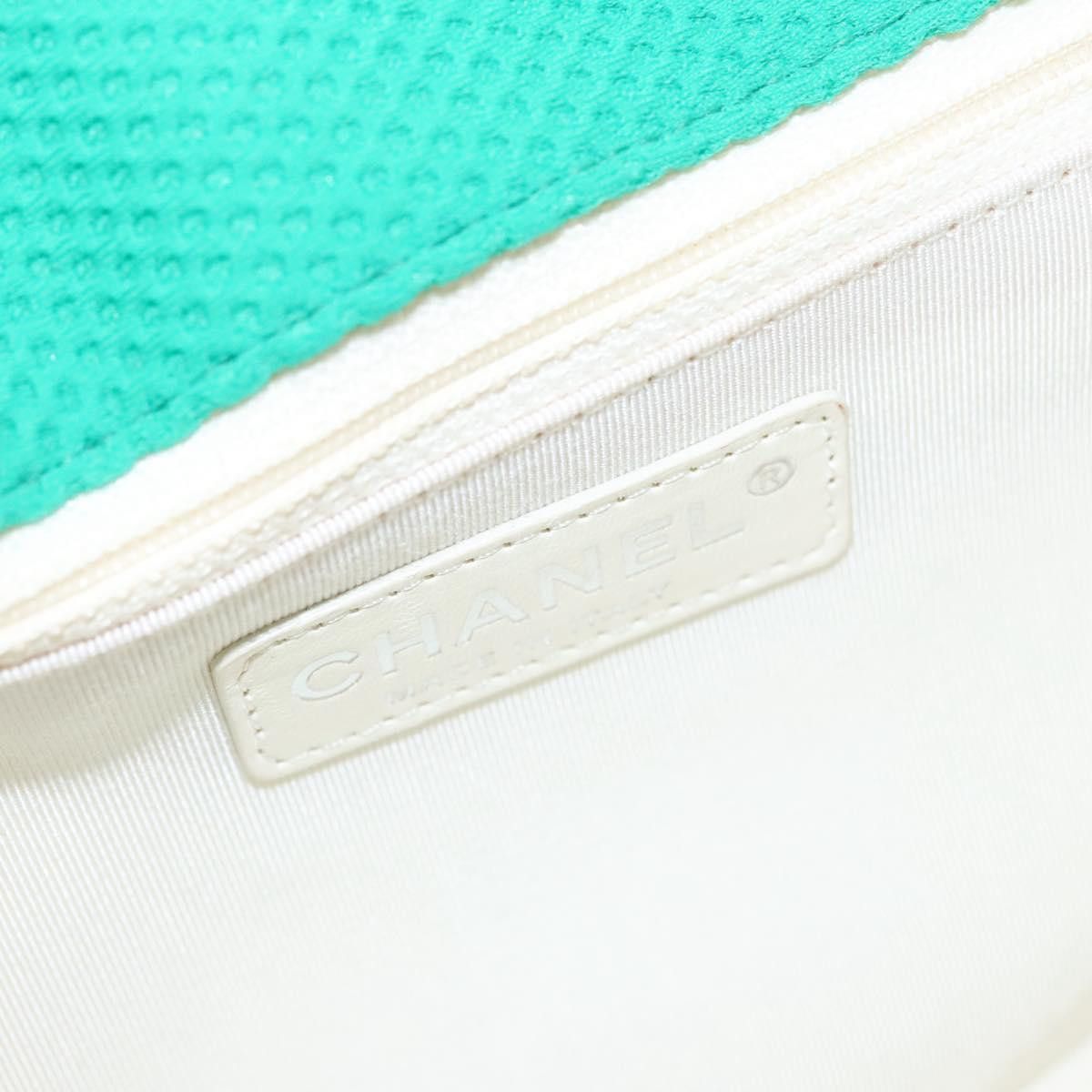 Chanel Green Cotton Shoulder Bag (Pre-Owned) Size ONE SIZE - 17 Thumbnail