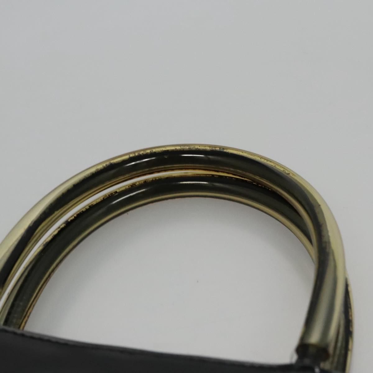 Salvatore Ferragamo Wanda Black Leather Handbag (Pre-Owned) Size ONE SIZE - 7 Thumbnail