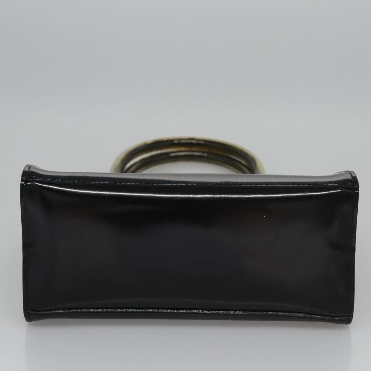 Salvatore Ferragamo Wanda Black Leather Handbag (Pre-Owned) Size ONE SIZE - 8 Thumbnail
