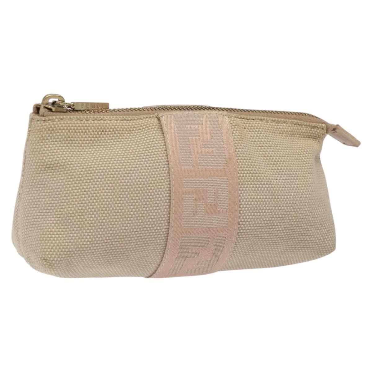 Fendi Beige Canvas Clutch Bag (Pre-Owned) Size ONE SIZE - 17 Thumbnail