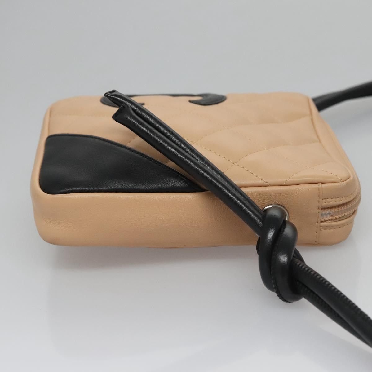 Chanel Cambon Line Beige Leather Shoulder Bag (Pre-Owned) Size ONE SIZE - 3 Thumbnail