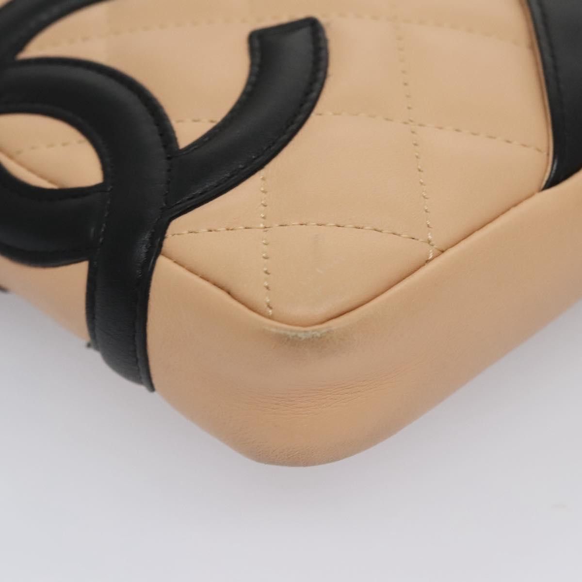 Chanel Cambon Line Beige Leather Shoulder Bag (Pre-Owned) Size ONE SIZE - 7 Thumbnail