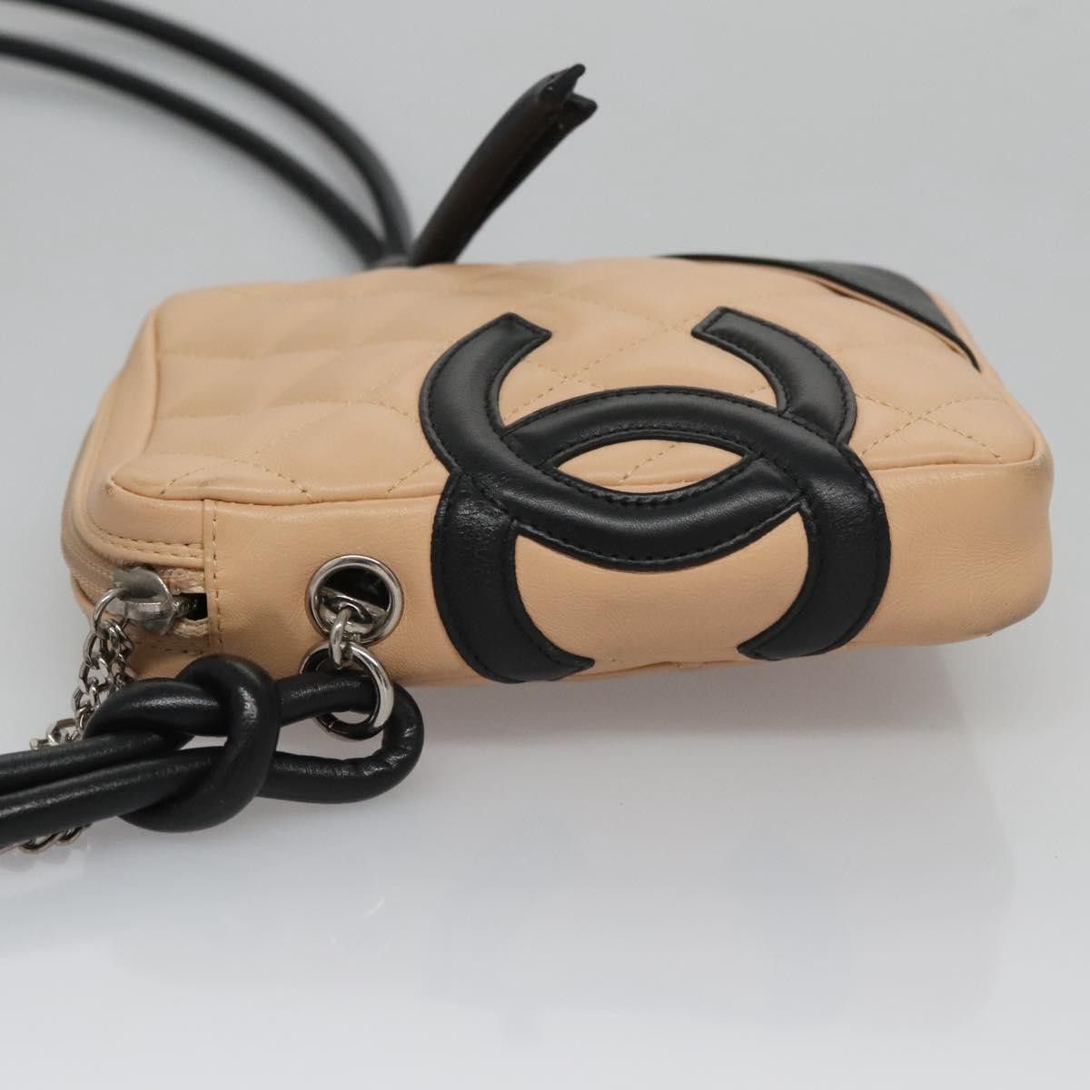 Chanel Cambon Line Beige Leather Shoulder Bag (Pre-Owned) Size ONE SIZE - 4 Thumbnail