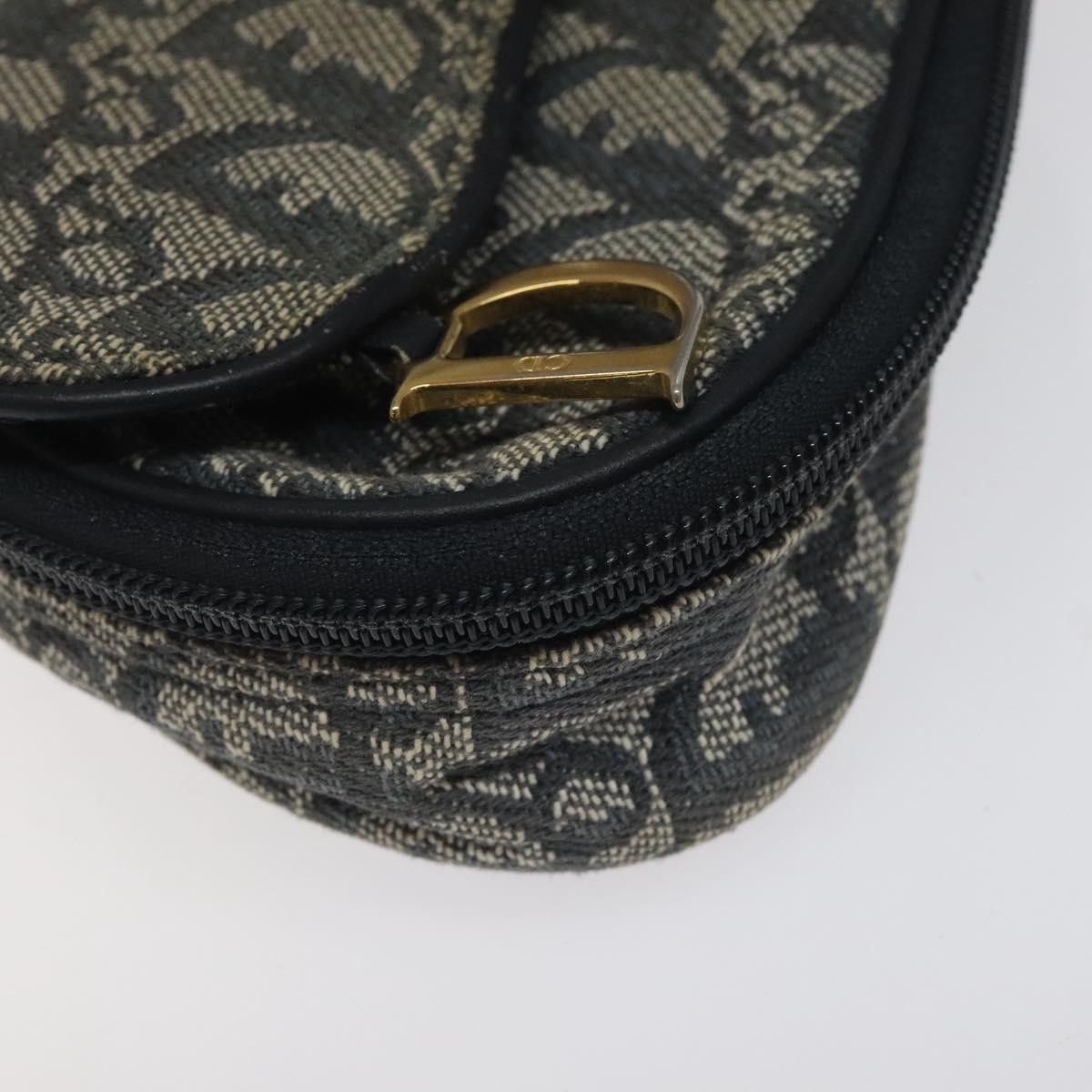 Dior Saddle Navy Canvas Clutch Bag (Pre-Owned) Size ONE SIZE - 6 Thumbnail