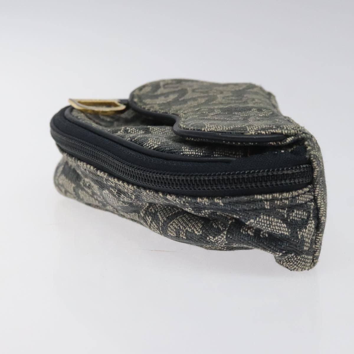 Dior Saddle Navy Canvas Clutch Bag (Pre-Owned) Size ONE SIZE - 3 Thumbnail