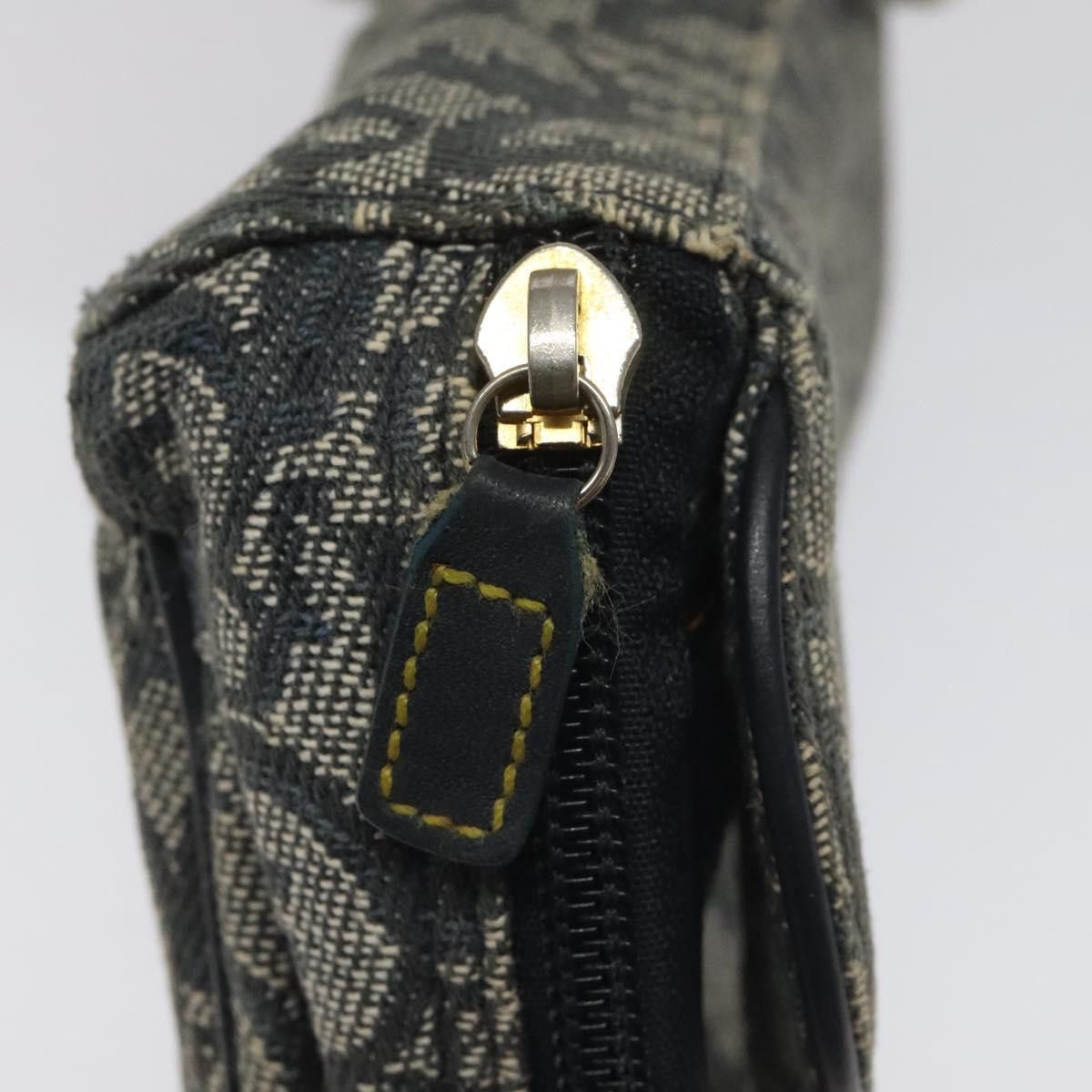 Dior Saddle Navy Canvas Clutch Bag (Pre-Owned) Size ONE SIZE - 10 Thumbnail