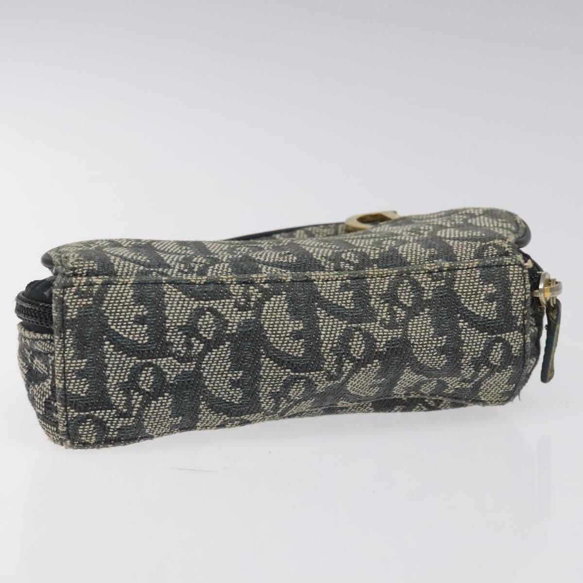 Dior Saddle Navy Canvas Clutch Bag (Pre-Owned) Size ONE SIZE - 14 Thumbnail