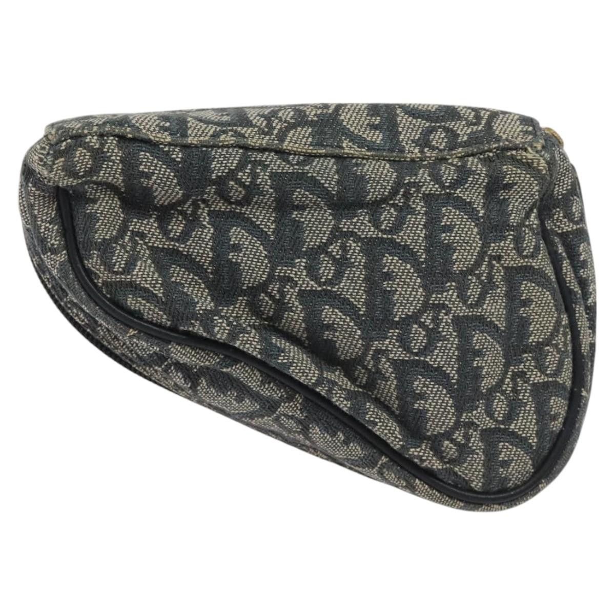 Dior Saddle Navy Canvas Clutch Bag (Pre-Owned) Size ONE SIZE - 2 Thumbnail