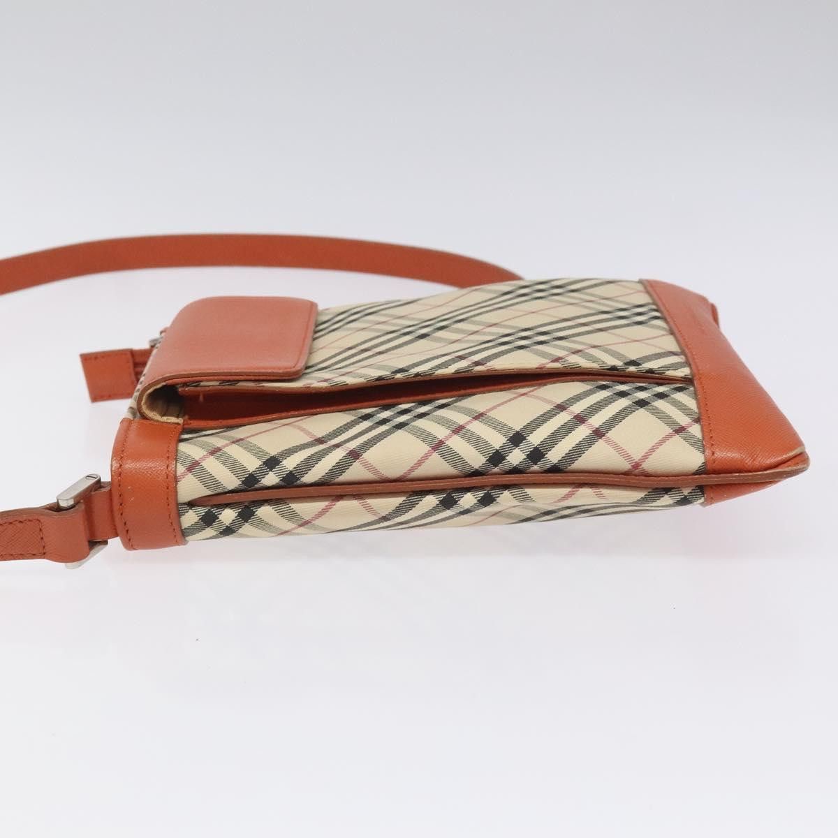 Burberry Nova Check Beige Canvas Shoulder Bag (Pre-Owned) Size ONE SIZE - 4 Thumbnail