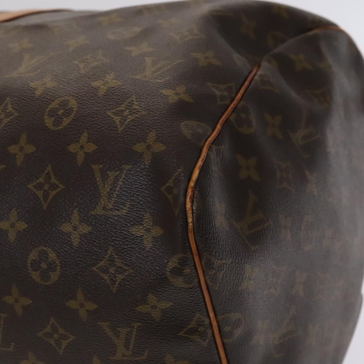Louis Vuitton Keepall 55 Brown Canvas Travel Bag (Pre-Owned) Size ONE SIZE - 9 Thumbnail