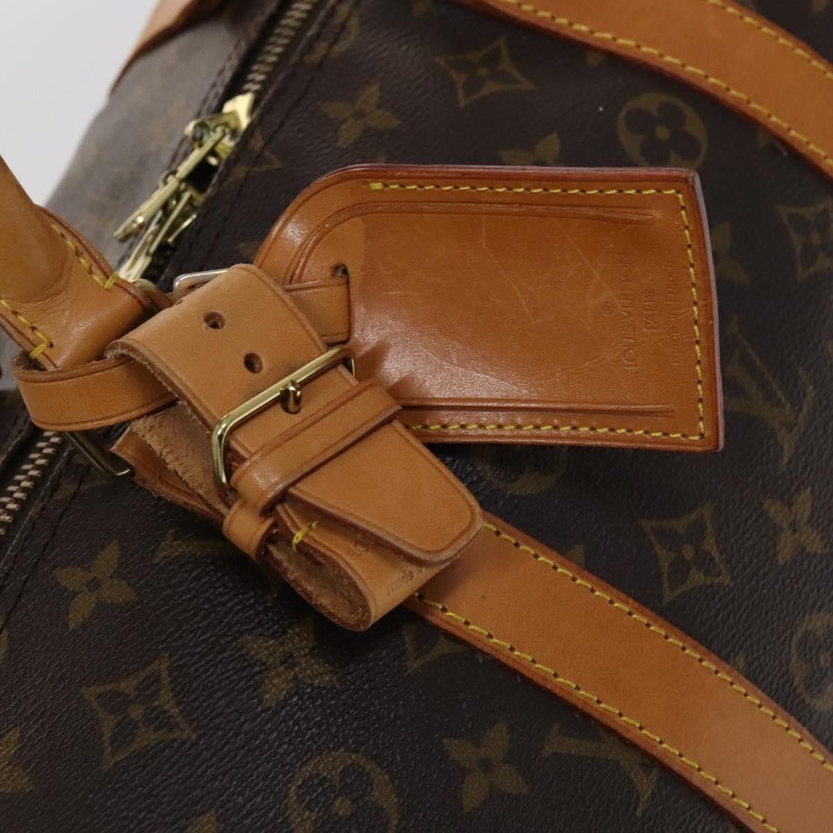 Louis Vuitton Keepall 55 Brown Canvas Travel Bag (Pre-Owned) Size ONE SIZE - 15 Thumbnail