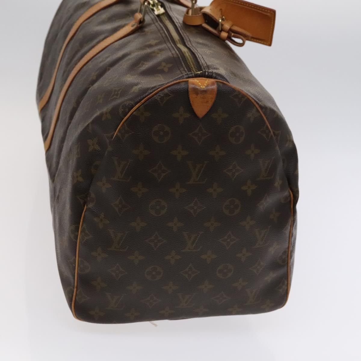 Louis Vuitton Keepall 55 Brown Canvas Travel Bag (Pre-Owned) Size ONE SIZE - 4 Thumbnail
