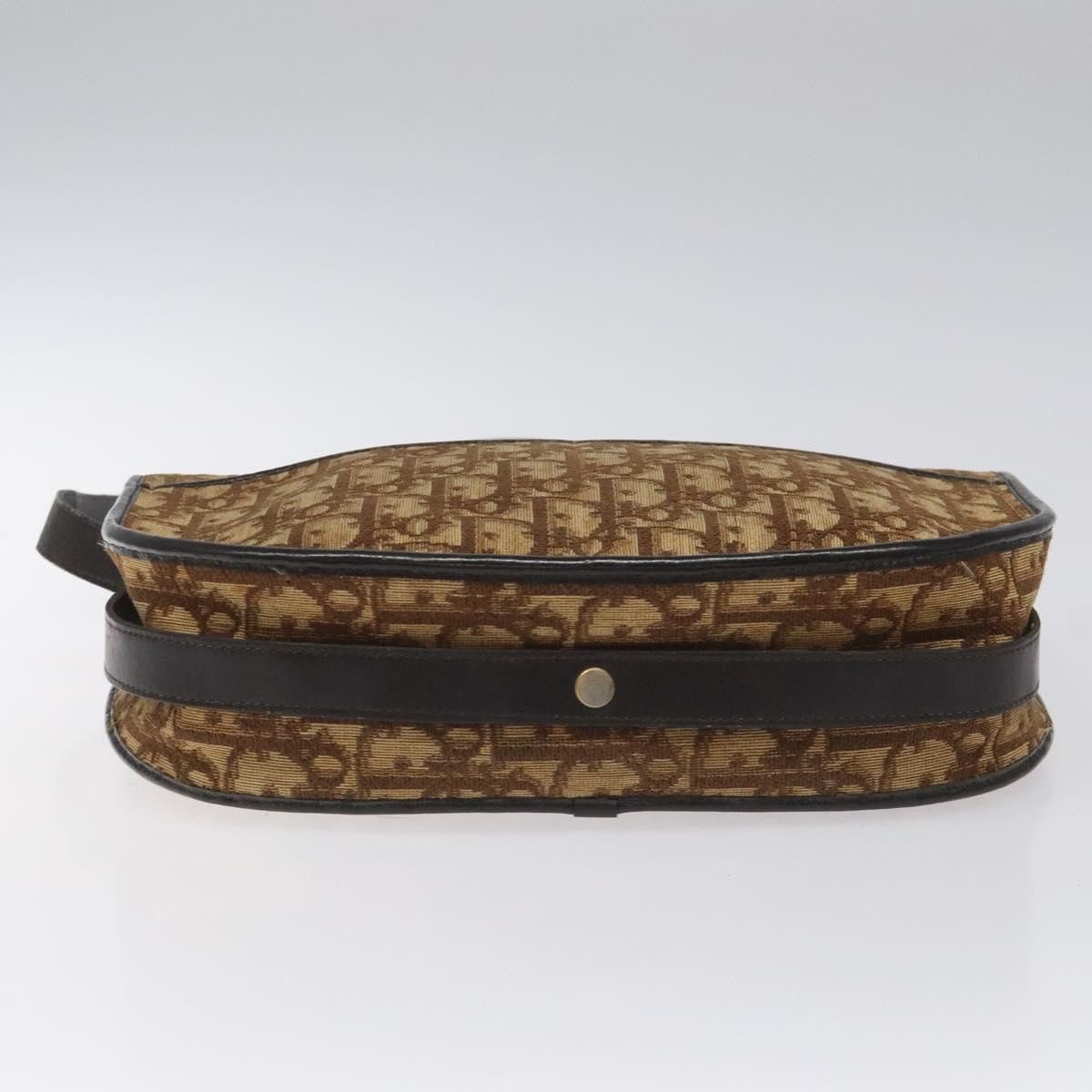Dior Trotter Brown Canvas Shoulder Bag (Pre-Owned) Size ONE SIZE - 8 Thumbnail