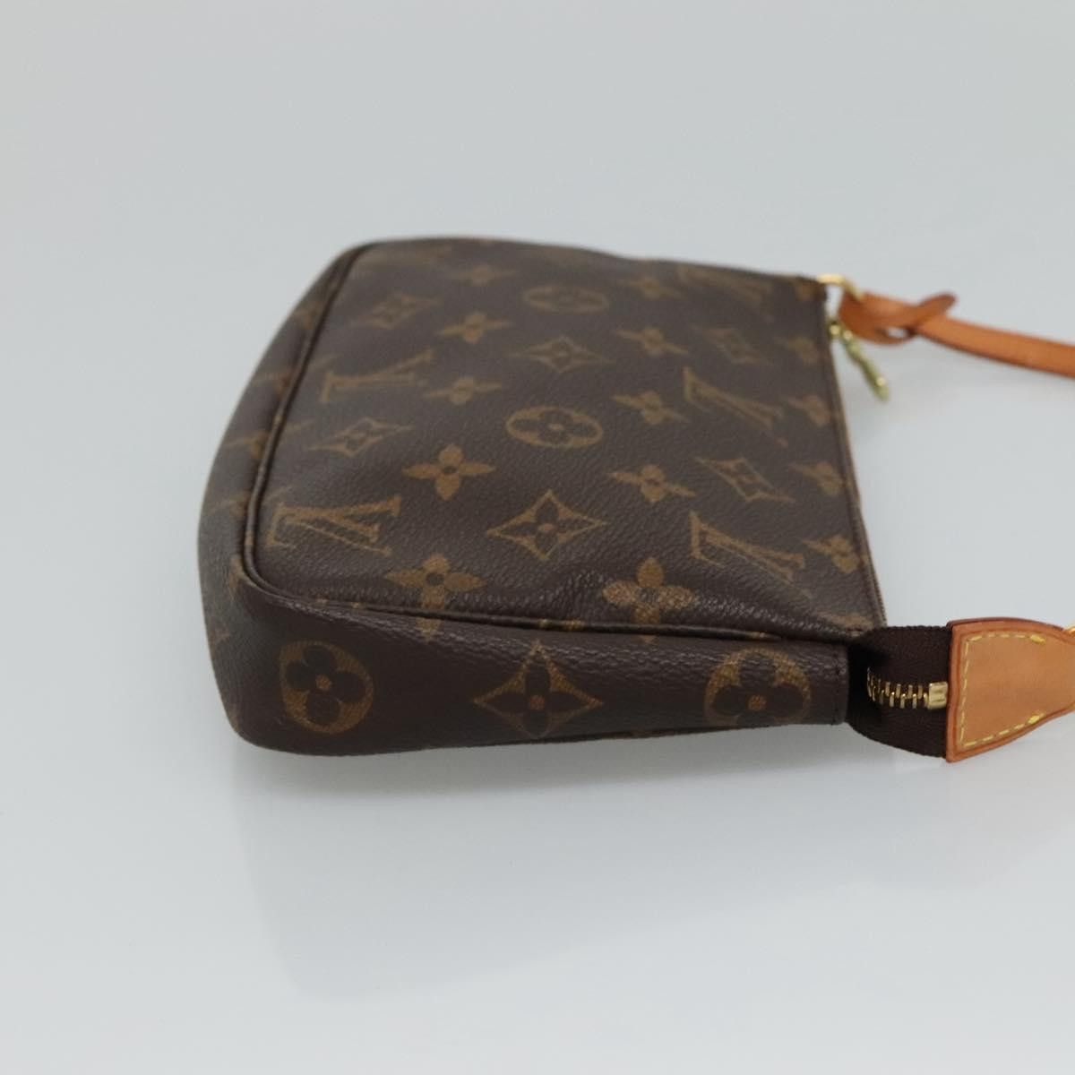Louis Vuitton Pochette Accessoire Brown Canvas Clutch Bag (Pre-Owned) Size ONE SIZE - 3 Thumbnail