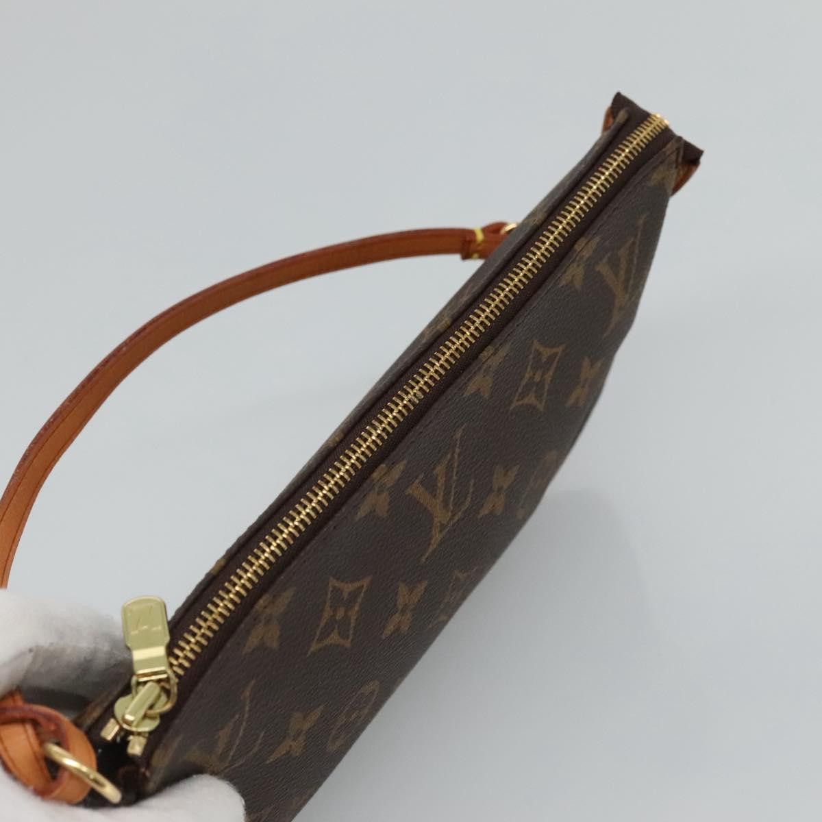 Louis Vuitton Pochette Accessoire Brown Canvas Clutch Bag (Pre-Owned) Size ONE SIZE - 16 Thumbnail