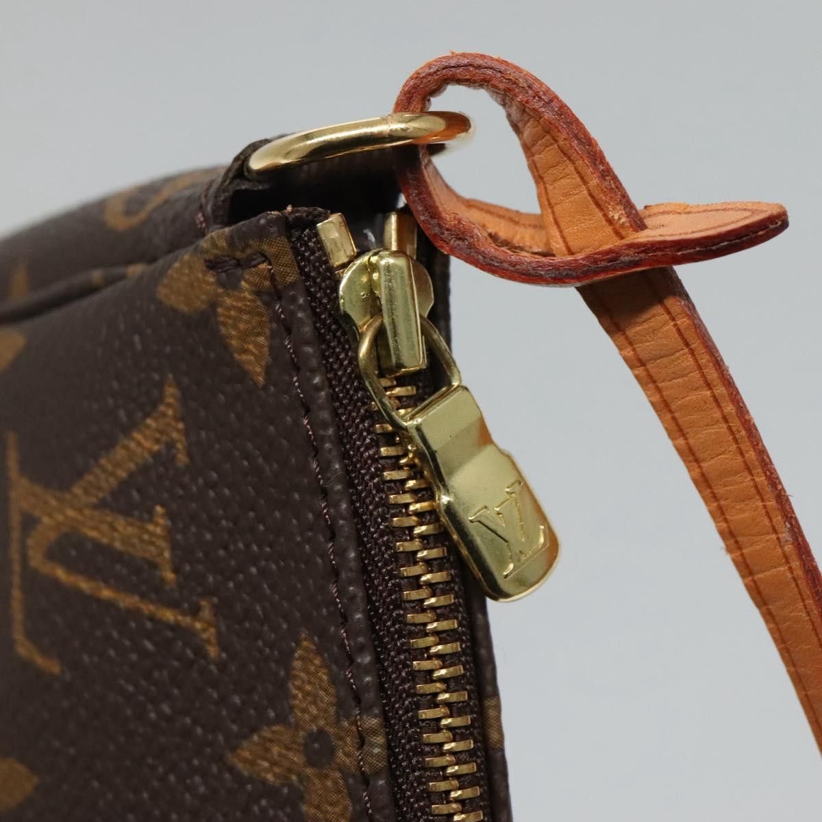 Louis Vuitton Pochette Accessoire Brown Canvas Clutch Bag (Pre-Owned) Size ONE SIZE - 10 Thumbnail