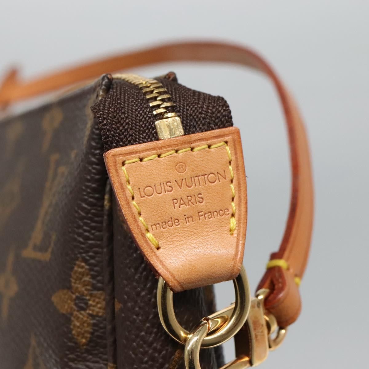 Louis Vuitton Pochette Accessoire Brown Canvas Clutch Bag (Pre-Owned) Size ONE SIZE - 13 Thumbnail