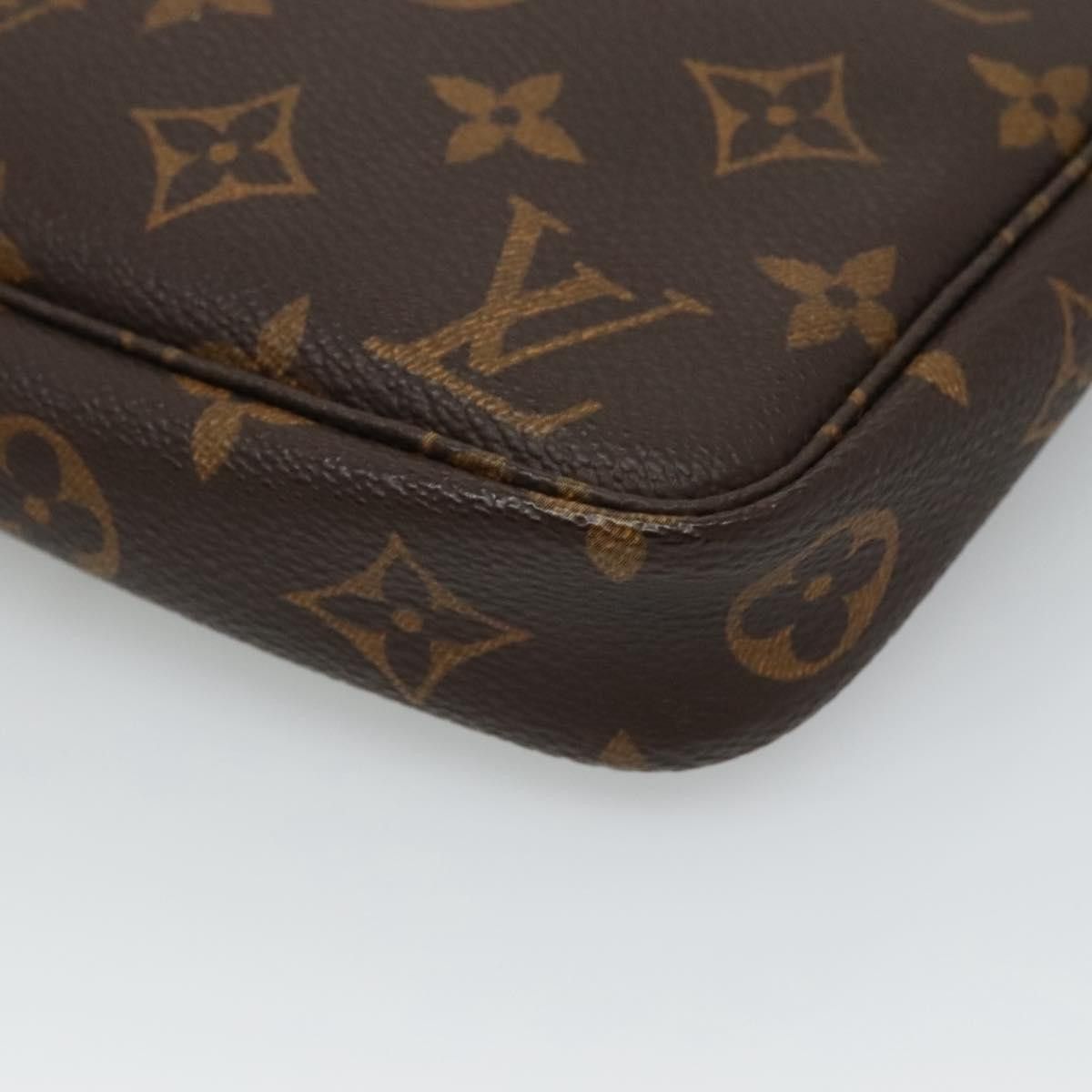 Louis Vuitton Pochette Accessoire Brown Canvas Clutch Bag (Pre-Owned) Size ONE SIZE - 9 Thumbnail