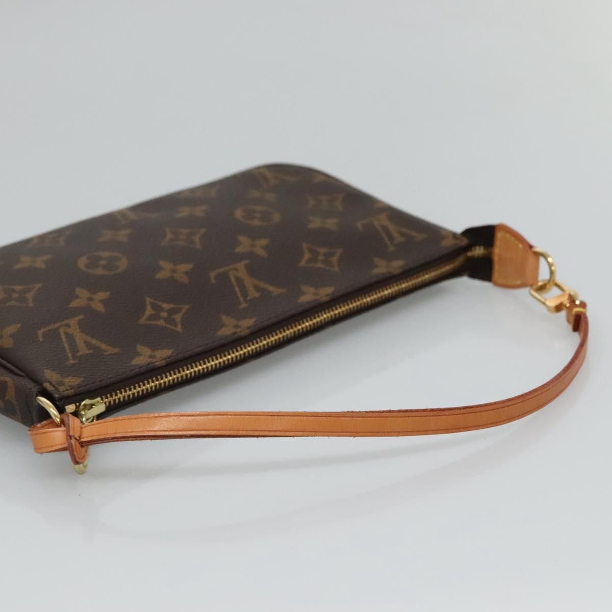 Louis Vuitton Pochette Accessoire Brown Canvas Clutch Bag (Pre-Owned) Size ONE SIZE - 5 Thumbnail