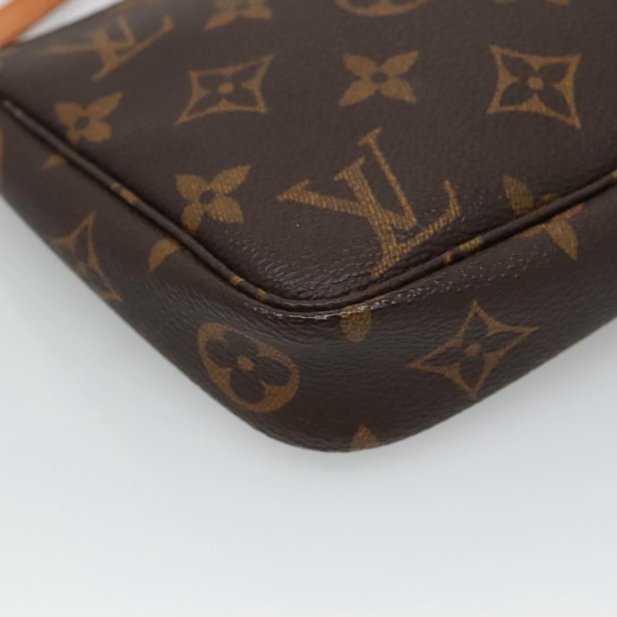Louis Vuitton Pochette Accessoire Brown Canvas Clutch Bag (Pre-Owned) Size ONE SIZE - 8 Thumbnail