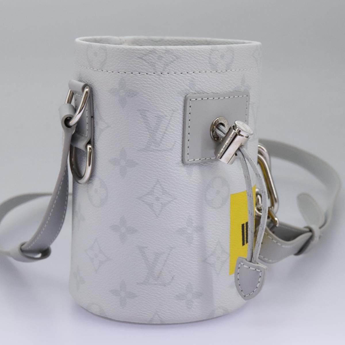 Louis Vuitton Chalk Nano Grey Canvas Shoulder Bag (Pre-Owned) Size ONE SIZE - 3 Thumbnail