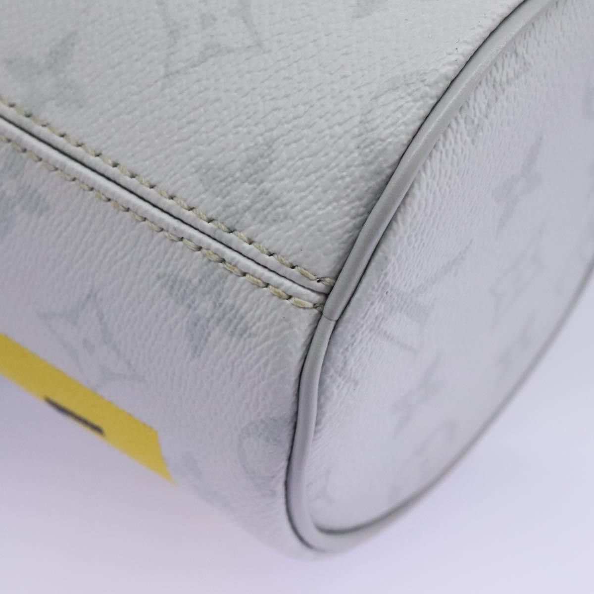 Louis Vuitton Chalk Nano Grey Canvas Shoulder Bag (Pre-Owned) Size ONE SIZE - 9 Thumbnail