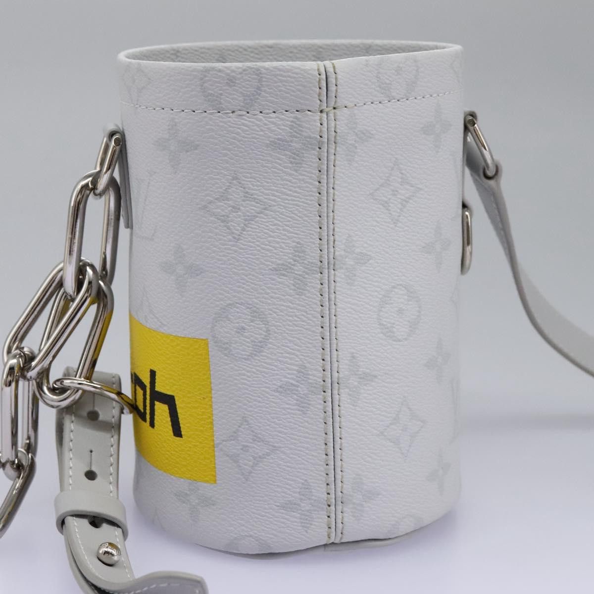 Louis Vuitton Chalk Nano Grey Canvas Shoulder Bag (Pre-Owned) Size ONE SIZE - 4 Thumbnail