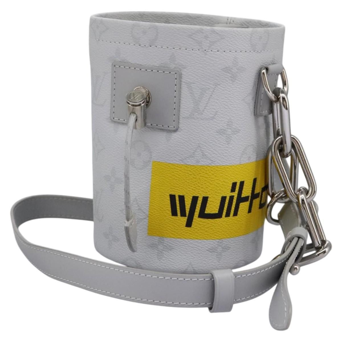 Louis Vuitton Chalk Nano Grey Canvas Shoulder Bag (Pre-Owned) Size ONE SIZE - 16 Thumbnail