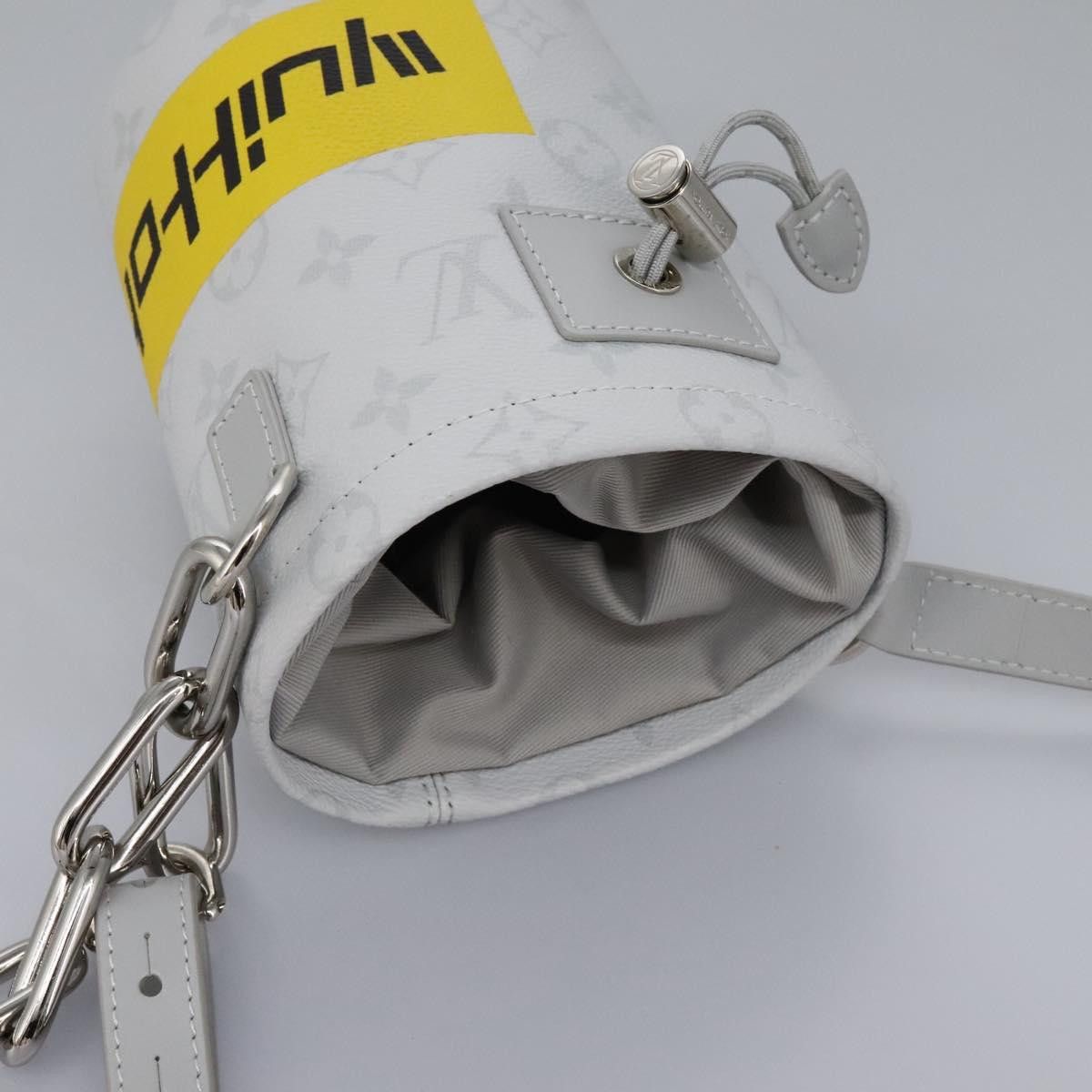 Louis Vuitton Chalk Nano Grey Canvas Shoulder Bag (Pre-Owned) Size ONE SIZE - 17 Thumbnail