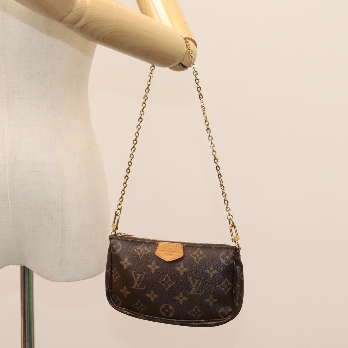 Louis Vuitton Multi Pochette Accessoires Brown Canvas Clutch Bag Size ONE SIZE - 16 Thumbnail