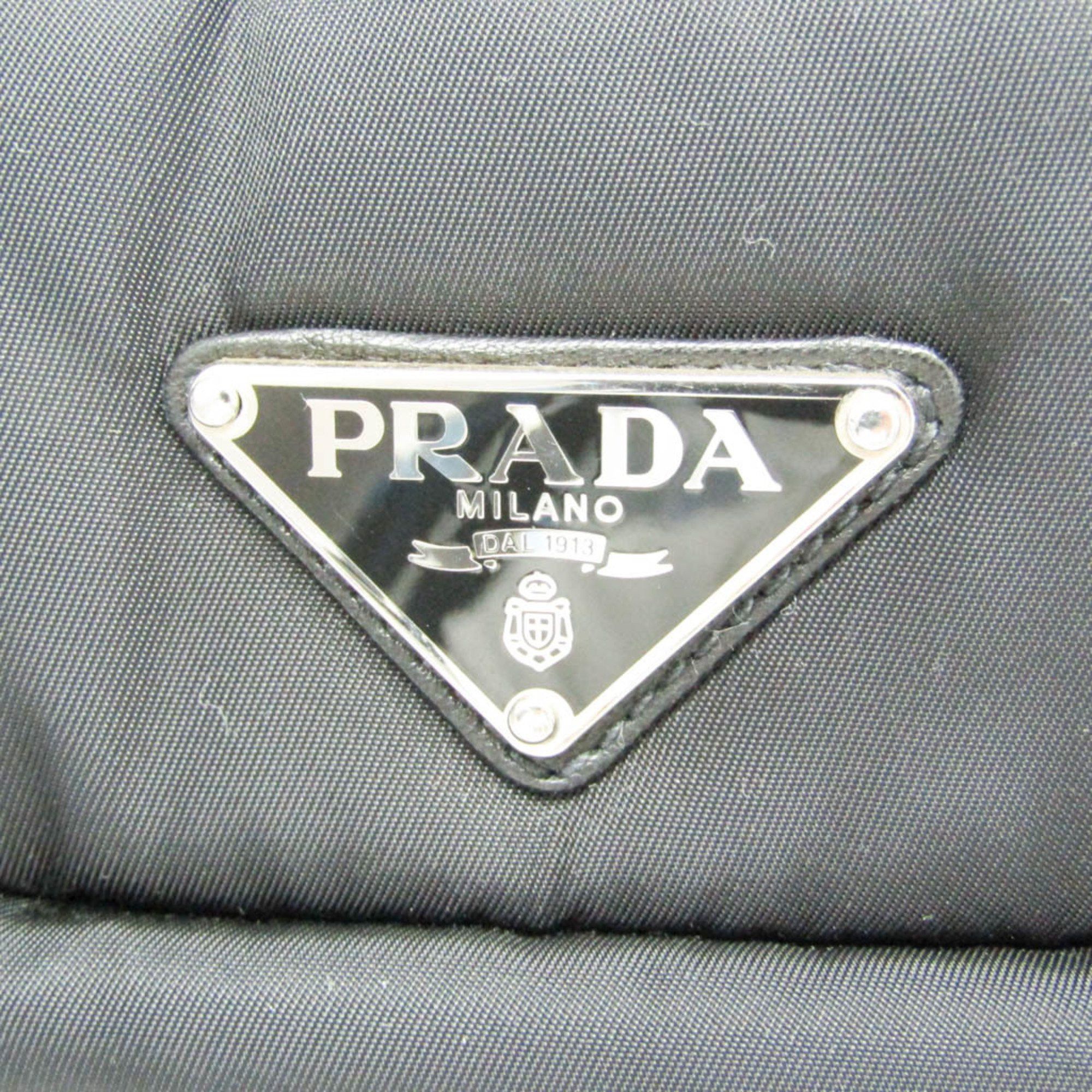 Prada Tessuto Black Synthetic Handbag (Pre-Owned) Size ONE SIZE - 12 Thumbnail