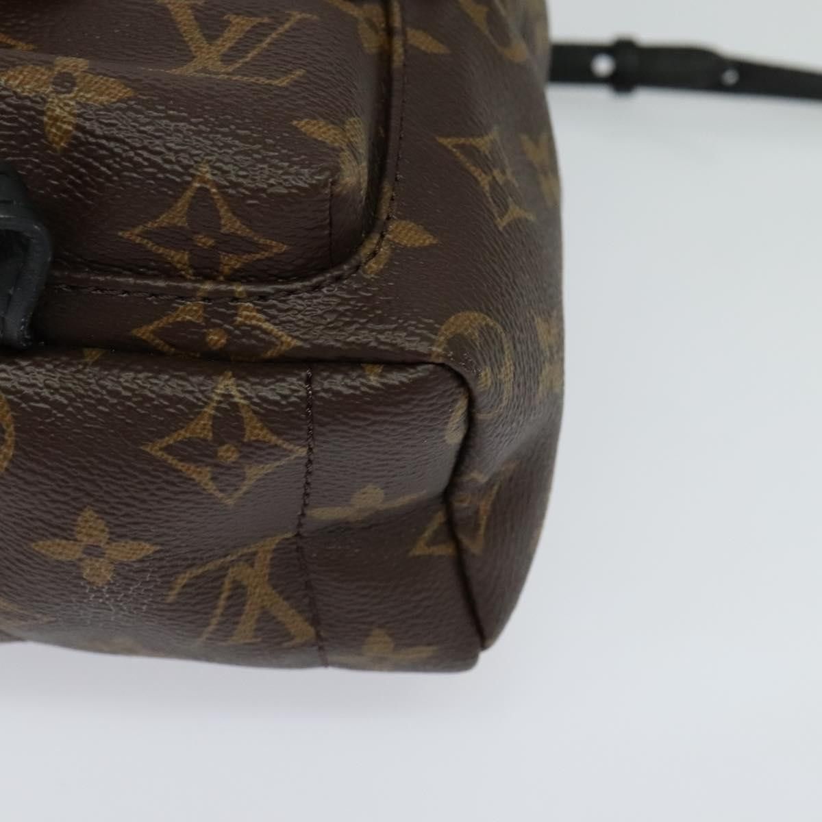 Louis Vuitton Palm Springs Mini Brown Canvas Backpack Bag (Pre-Owned) Size ONE SIZE - 12 Thumbnail