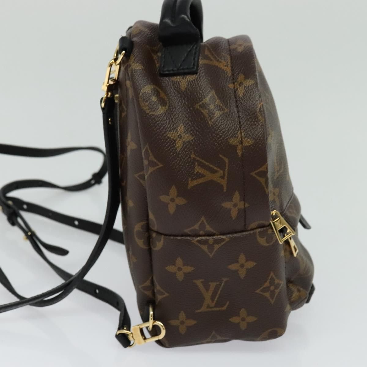 Louis Vuitton Palm Springs Mini Brown Canvas Backpack Bag (Pre-Owned) Size ONE SIZE - 4 Thumbnail