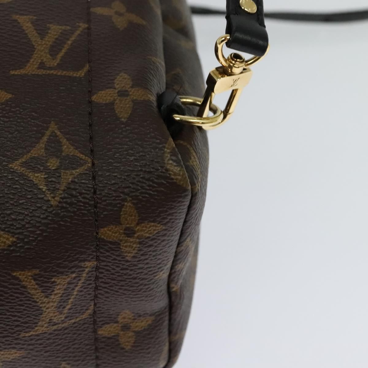 Louis Vuitton Palm Springs Mini Brown Canvas Backpack Bag (Pre-Owned) Size ONE SIZE - 14 Thumbnail