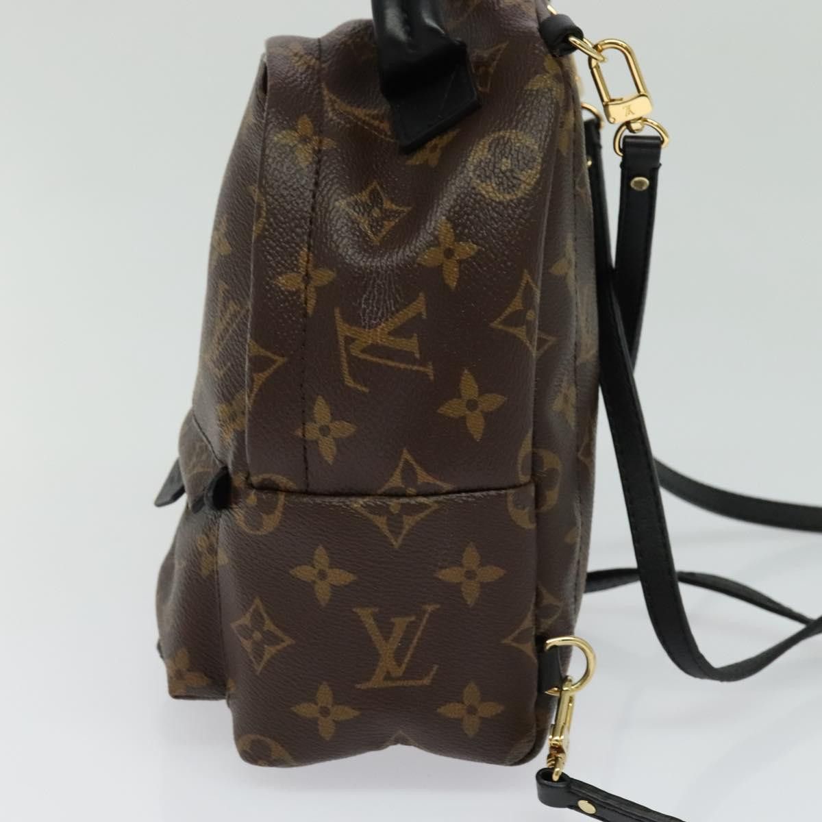 Louis Vuitton Palm Springs Mini Brown Canvas Backpack Bag (Pre-Owned) Size ONE SIZE - 3 Thumbnail