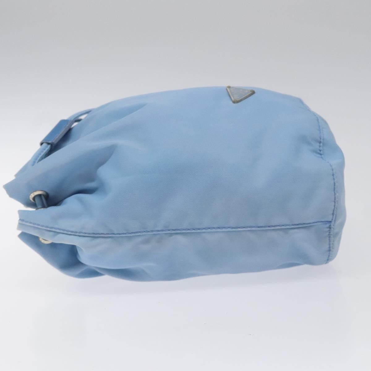 Prada Tessuto Blue Synthetic Clutch Bag (Pre-Owned) Size ONE SIZE - 4 Thumbnail