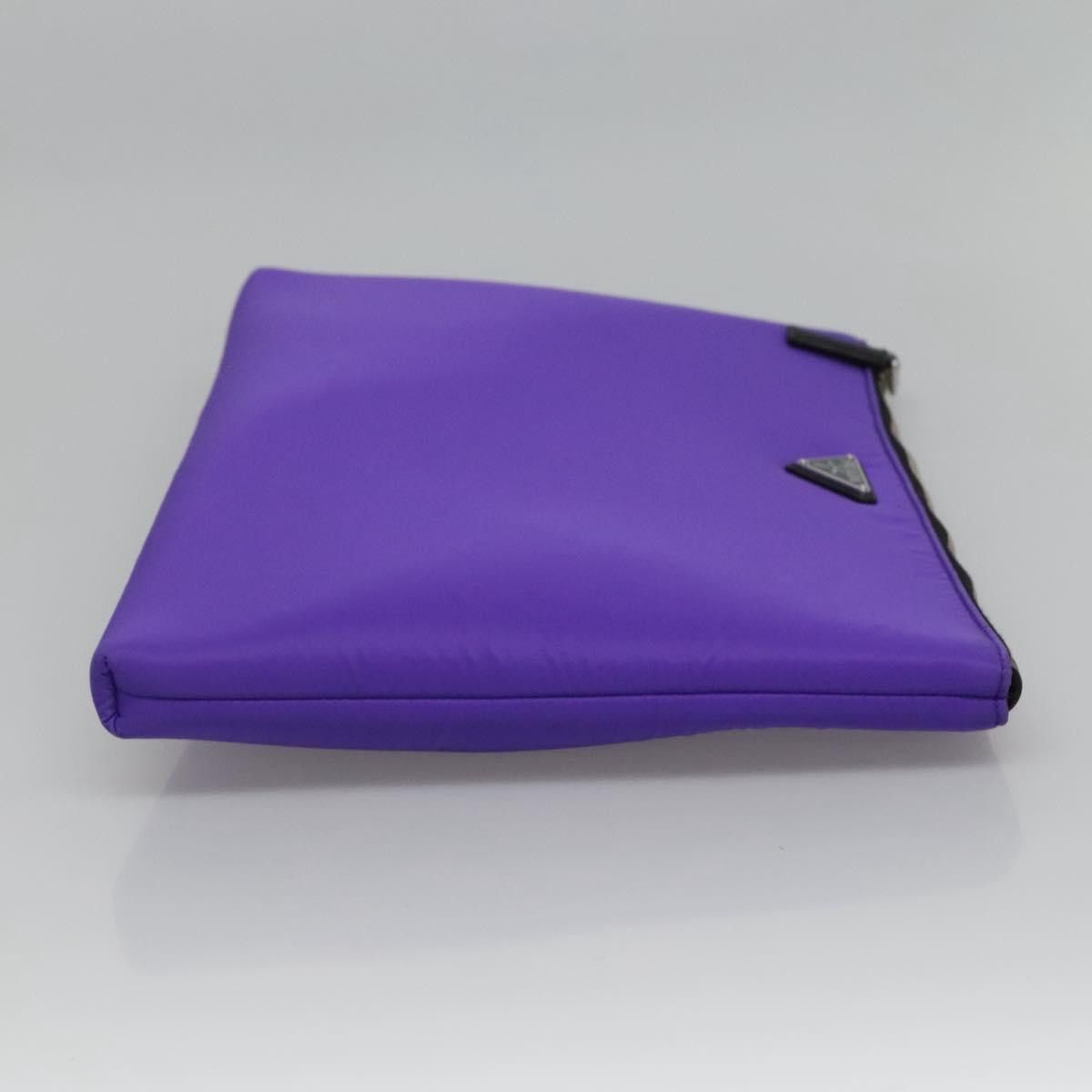 Prada Re-Nylon Purple Synthetic Clutch Bag (Pre-Owned) Size ONE SIZE - 3 Thumbnail