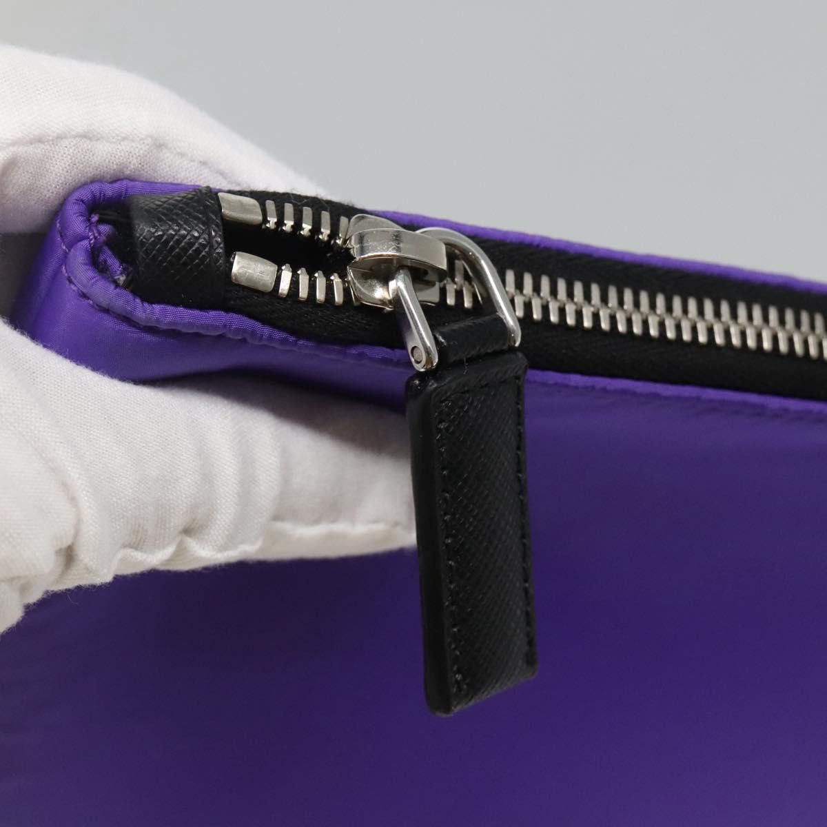 Prada Re-Nylon Purple Synthetic Clutch Bag (Pre-Owned) Size ONE SIZE - 9 Thumbnail