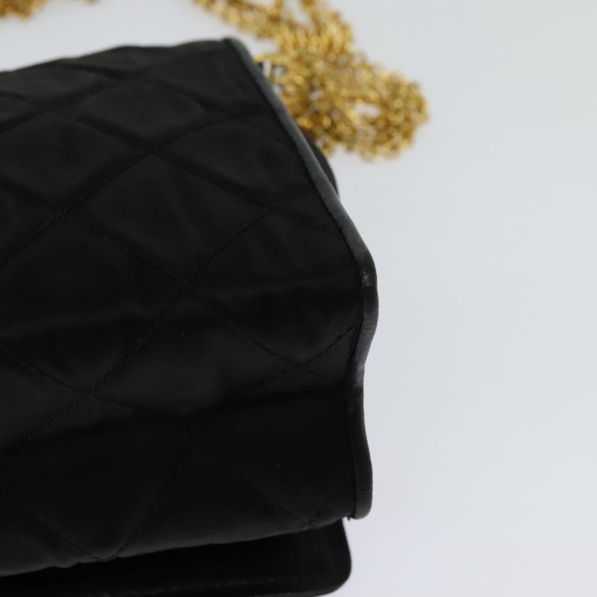Chanel Black Silk Shoulder Bag (Pre-Owned) Size ONE SIZE - 10 Thumbnail