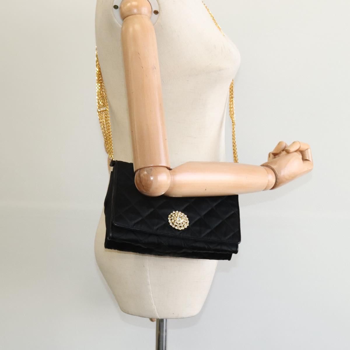 Chanel Black Silk Shoulder Bag (Pre-Owned) Size ONE SIZE - 16 Thumbnail