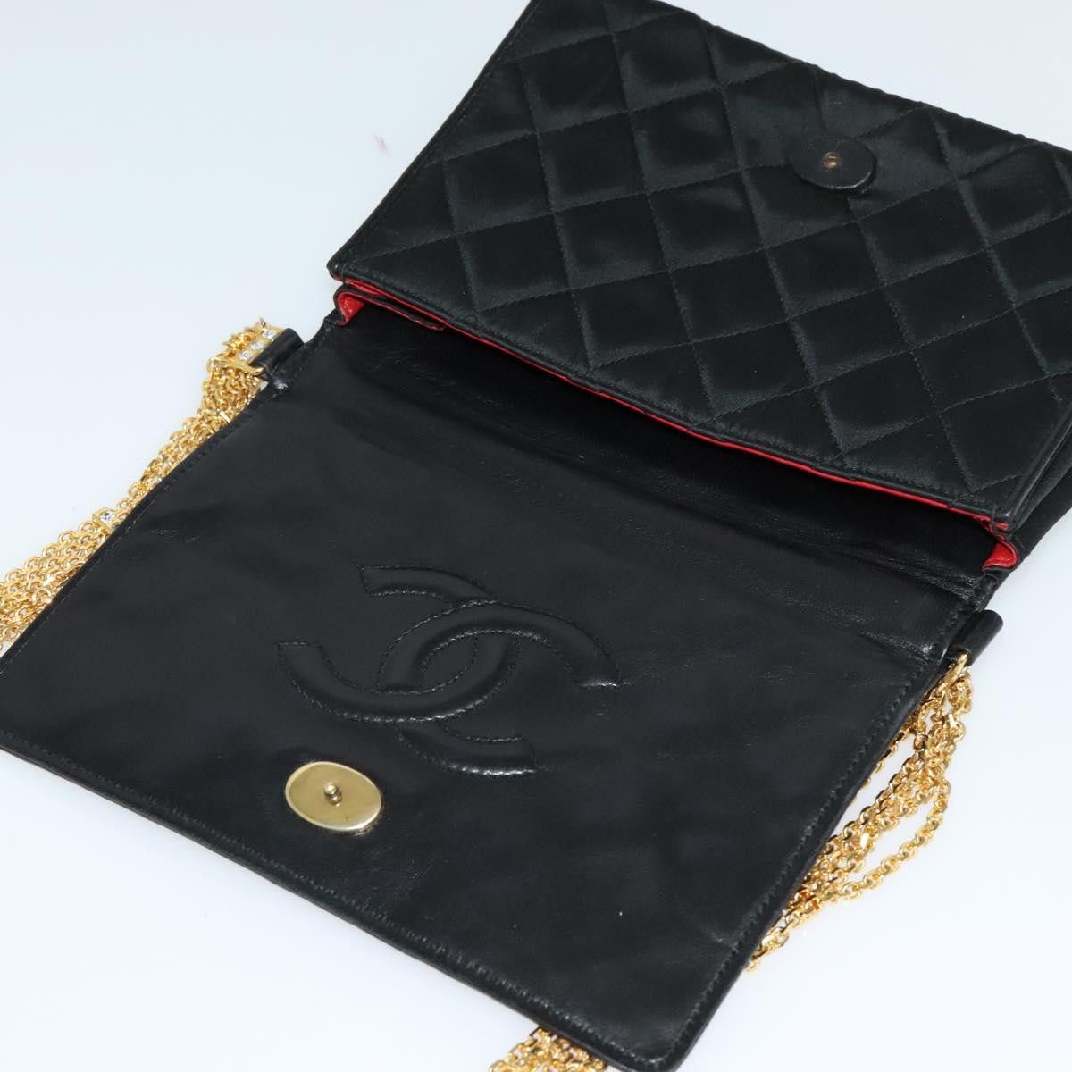 Chanel Black Silk Shoulder Bag (Pre-Owned) Size ONE SIZE - 20 Thumbnail