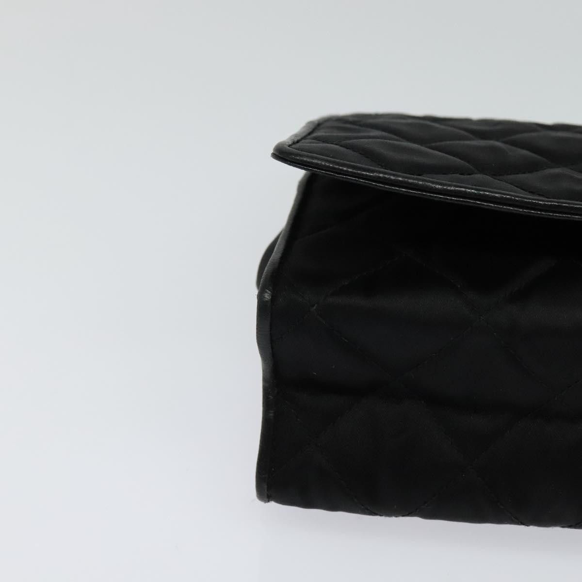 Chanel Black Silk Shoulder Bag (Pre-Owned) Size ONE SIZE - 7 Thumbnail